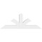 Ekena Millwork Richland Architectural Grade PVC Gable Bracket, 48"W x 18"H x 4"D x 4"F, 9/12 Pitch GBP048X18X0404RIC00 - alternate 4